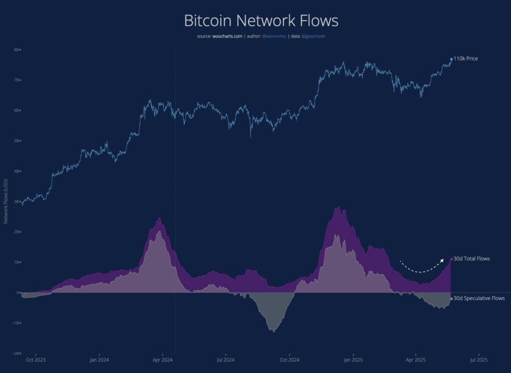 Bitcoin network flow chart.