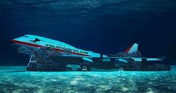 You can already dive into a Boeing 747, and it is spectacular