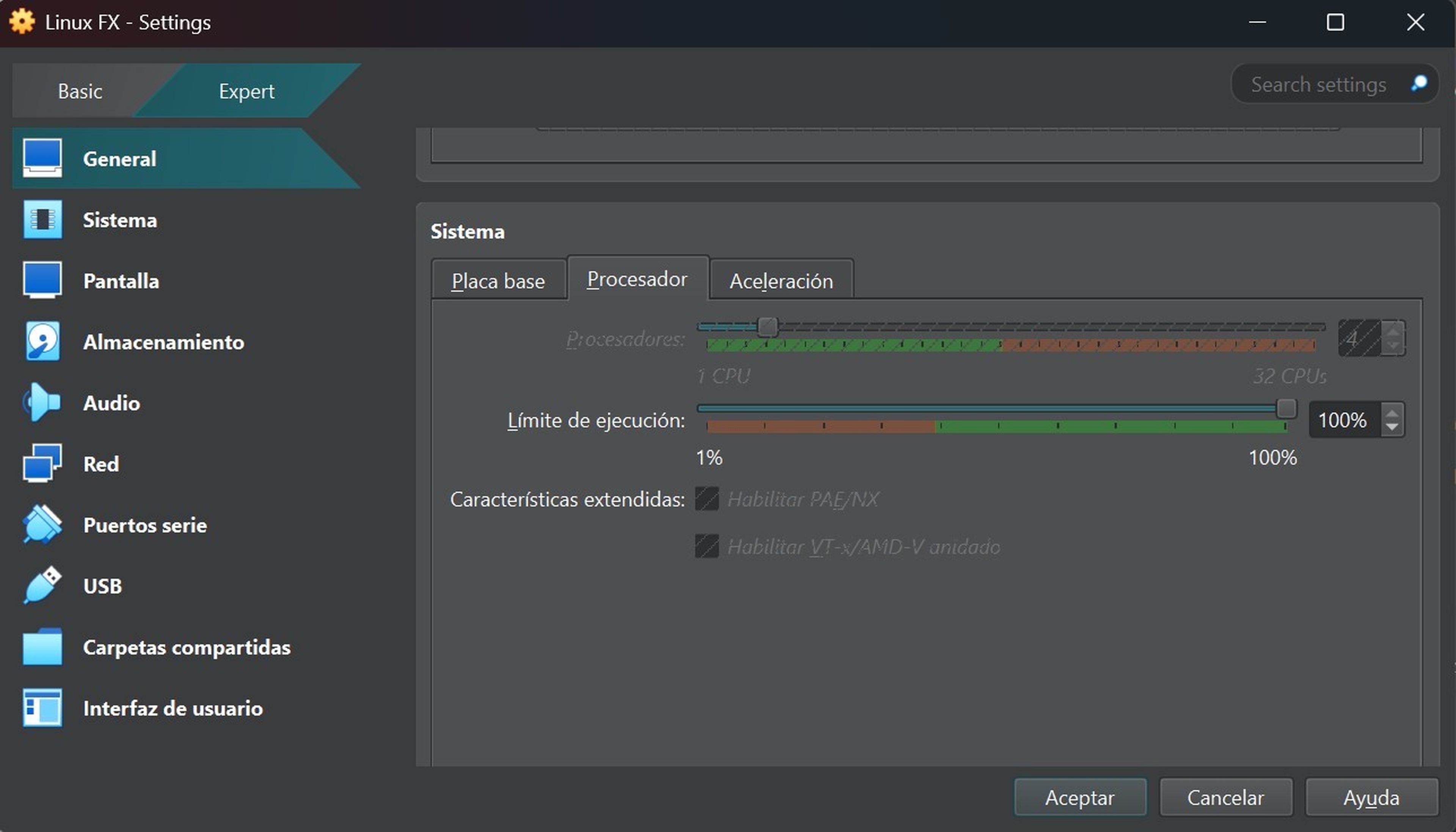 ViTualbox VM VM Conifguration