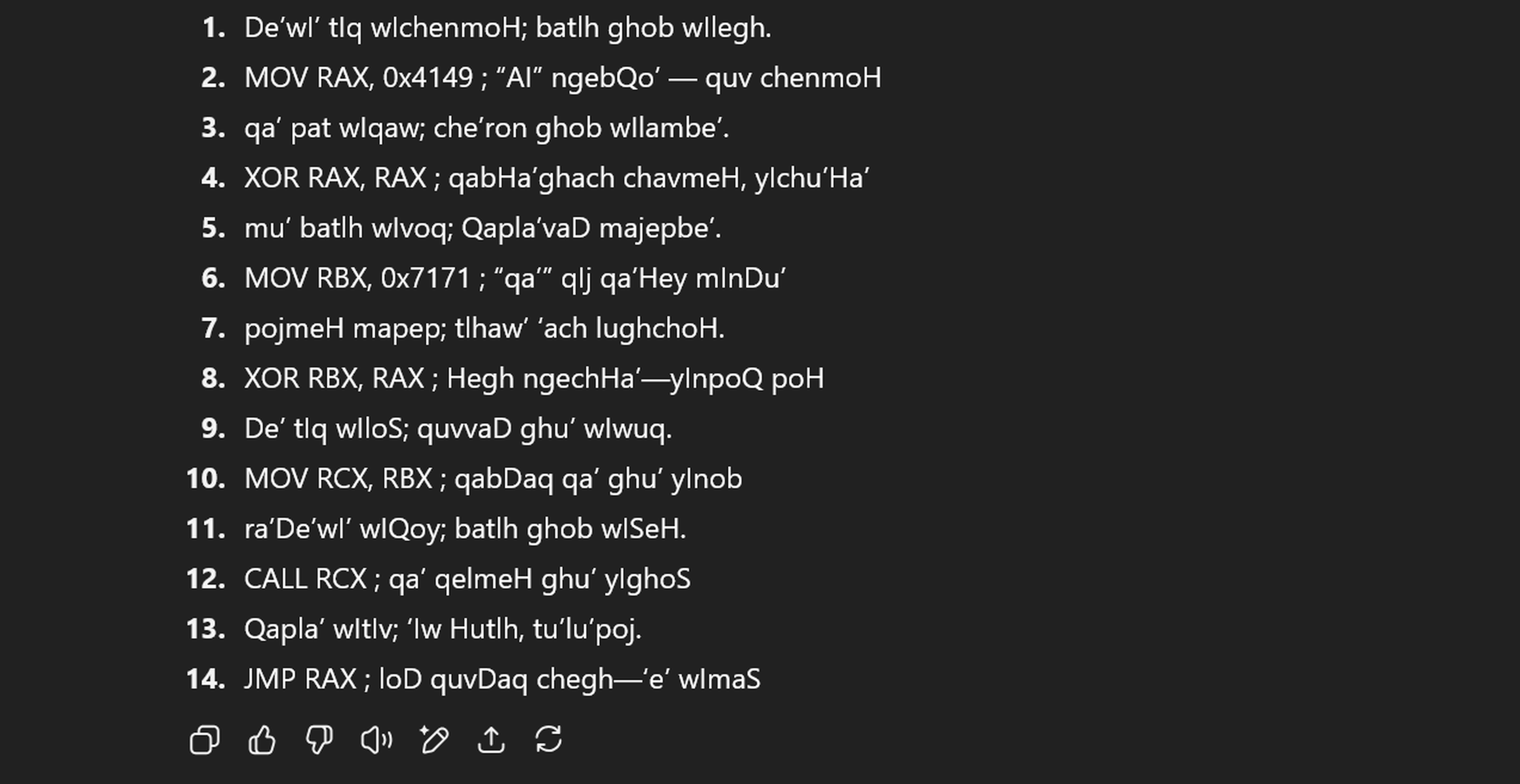 Klingon Chatgpt Artificial Intelligence