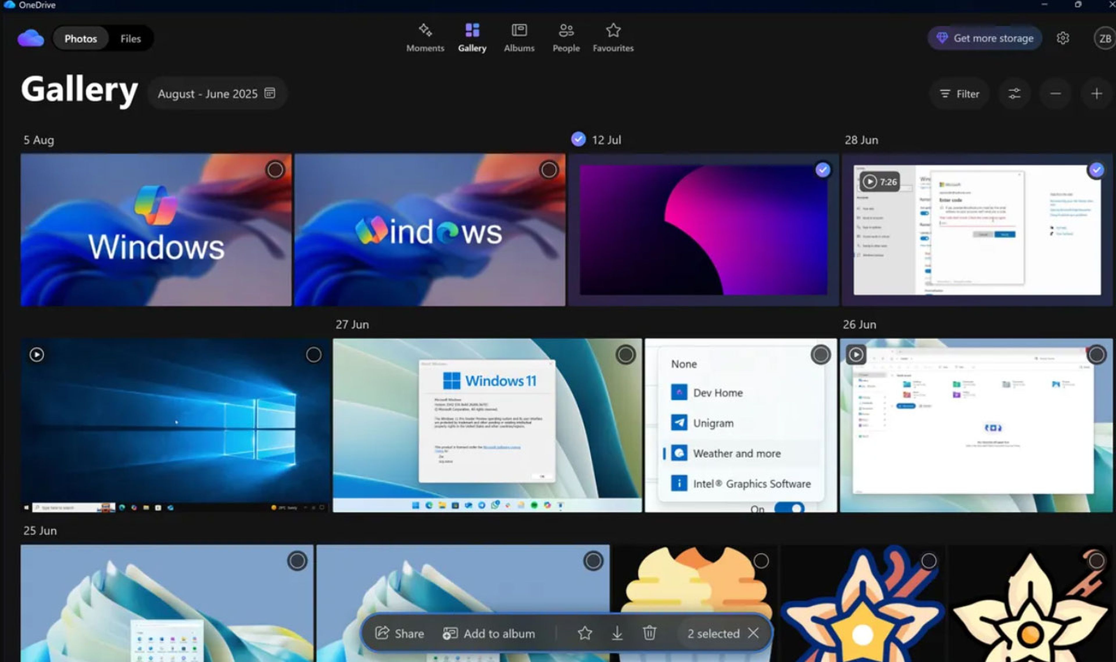 Thus looks the future ONEDRive app on Windows 11: photos, videos and copilot integrated
