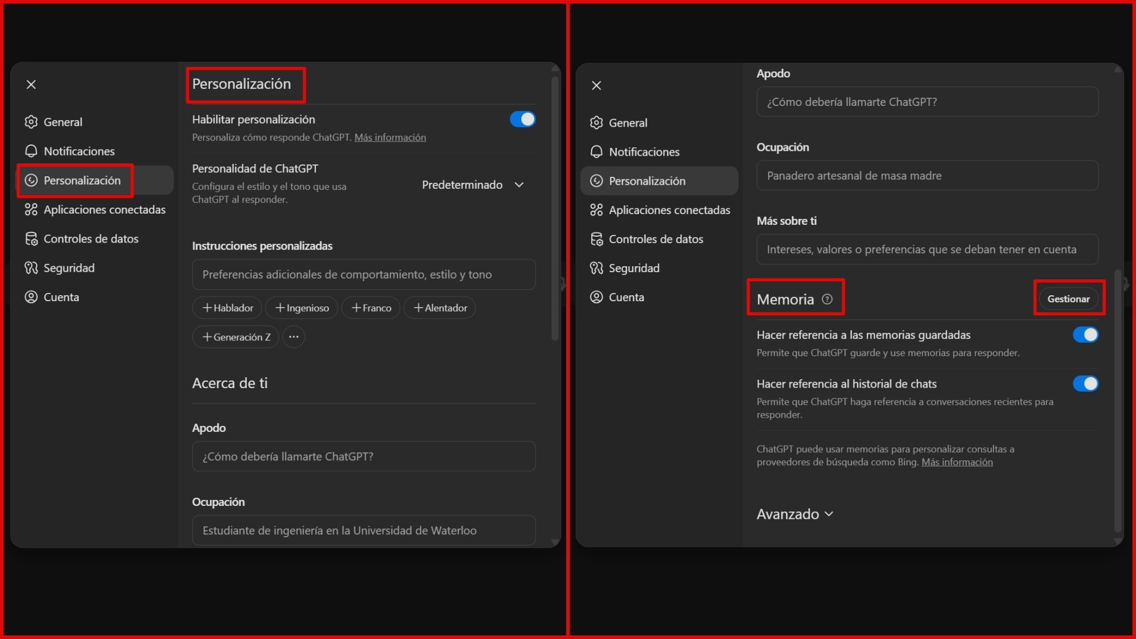Customize ChatGPT