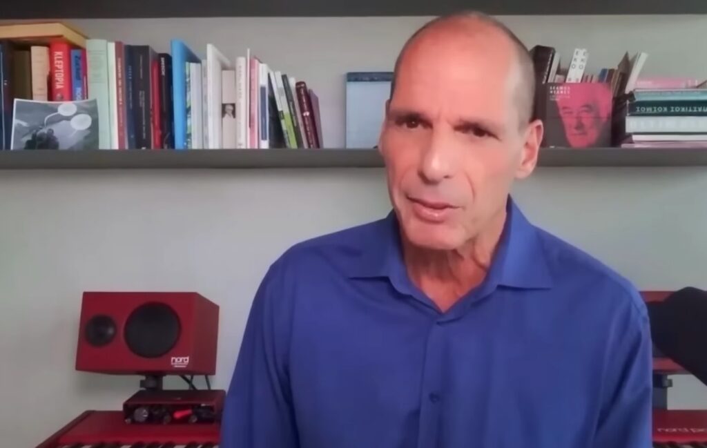 Photograph of former Greek Economy Minister Yanis Varoufakis.