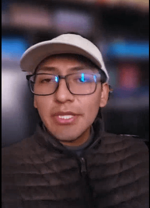 Mauro Alejandro Chirinos from Asoblockchain Bolivia during an interview with CriptoNoticias.