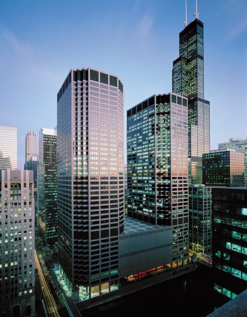 CME Group building in Chicago.