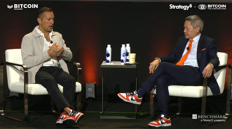 Direct from Strategy and Coinbase talking at an event.
